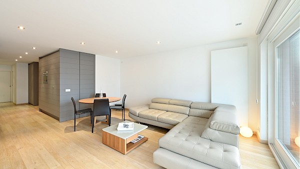 Appartement orienté sud-ouest avec vue dégagée situé au centre de Knokke.