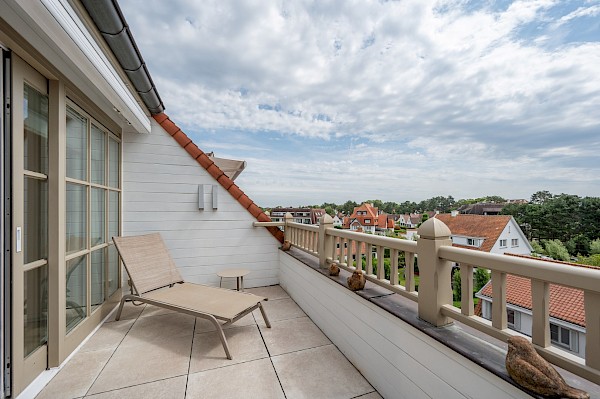 Appartement exceptionnel avec une vue magnifique sur le Zoute, situé à proximité du parc Yzer.